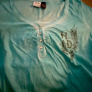 2x bling Harley t-shirt